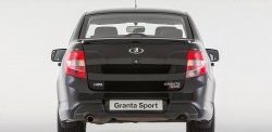 2 859 р. Лип-спойлер Granta Sport Лада Гранта 2190 седан дорестайлинг (2011-2017) (Неокрашенный)  с доставкой в г. Королёв. Увеличить фотографию 4