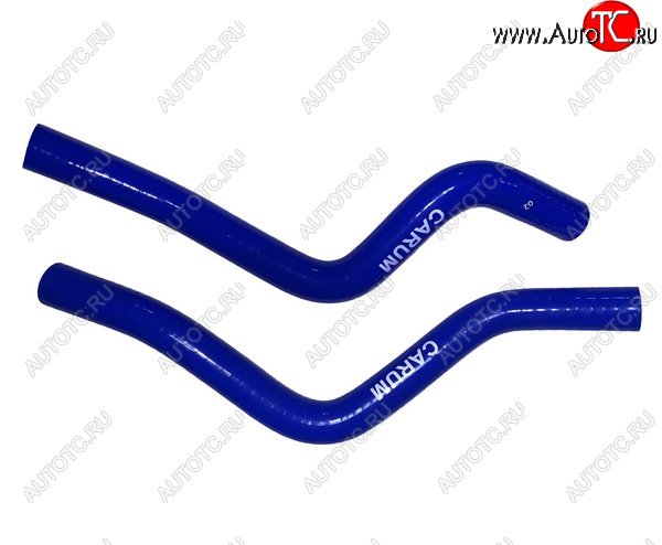 1 029 р. Патрубки радиатора печки (силикон) CARUM  Лада XRAY - XRAY Cross (комплект 2 шт.)  с доставкой в г. Королёв