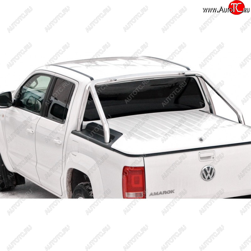 36 699 р. Защитная дуга багажника ТехноСфера (Техно Сфера) (Ø63,5 мм)  Volkswagen Amarok (2009-2016) дорестайлинг (Нержавейка)  с доставкой в г. Королёв