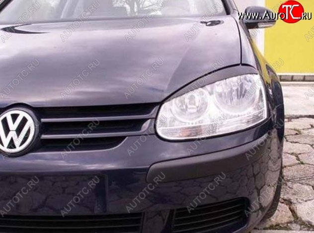 1 649 р. Реснички на фары CT Volkswagen Golf 5 хэтчбэк (2003-2009) (Неокрашенные)  с доставкой в г. Королёв