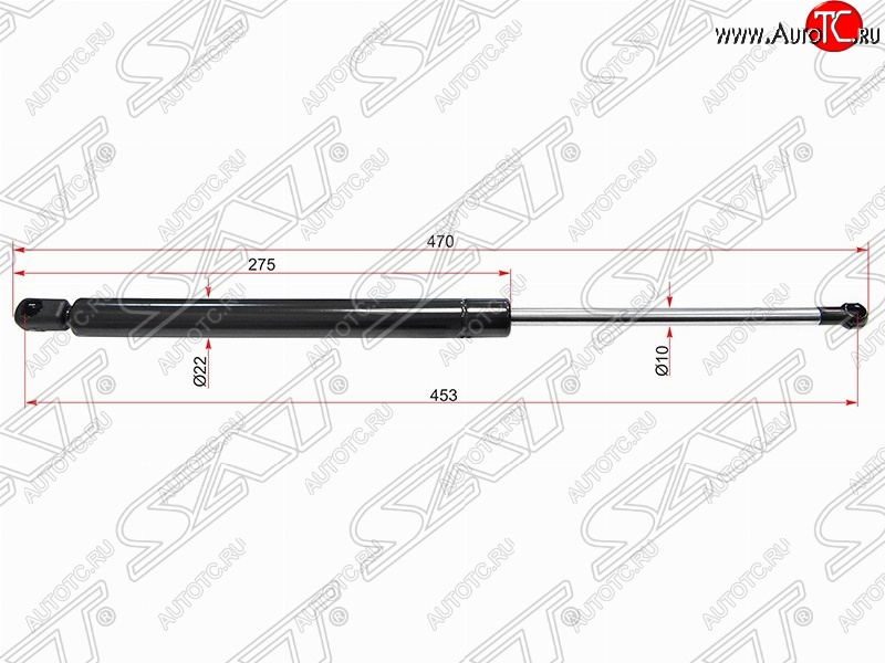 679 р. Газовый упор крышки багажника SAT Volkswagen Golf 5 хэтчбэк (2003-2009)  с доставкой в г. Королёв