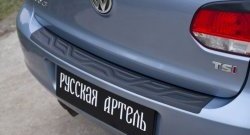 Защитная накладка на задний бампер RA Volkswagen (Волксваген) Golf (Гольф)  6 (2008-2014) 6 хэтчбэк 5 дв.