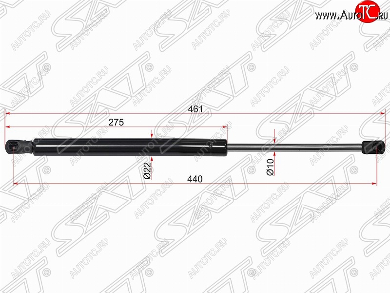 629 р. Газовый упор крышки багажника SAT Volkswagen Golf 6 хэтчбэк 5 дв. (2008-2014)  с доставкой в г. Королёв