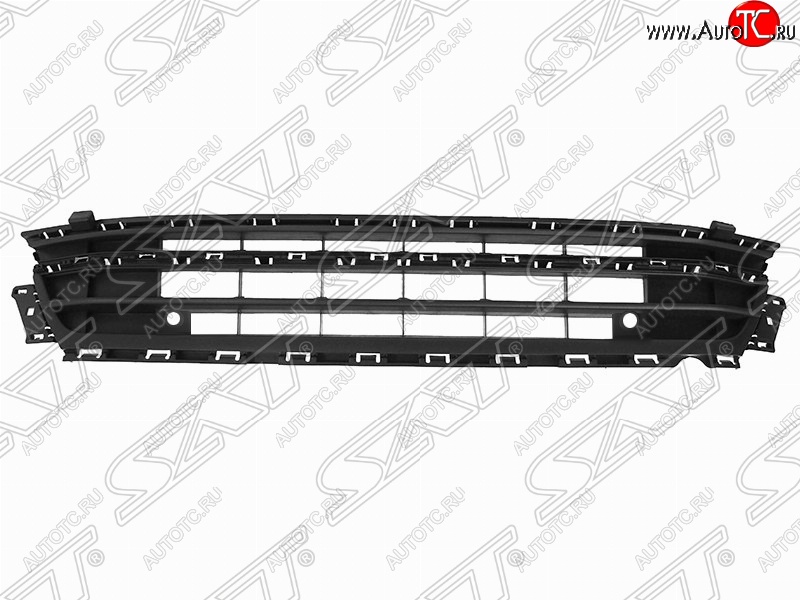 2 069 р. Решетка в передний бампер (с отв. под парктроник) SAT Volkswagen Jetta A6 седан рестайлинг (2015-2018)  с доставкой в г. Королёв