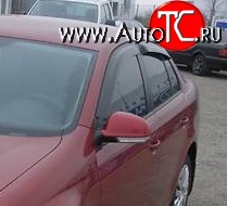 2 499 р. Дефлекторы окон (ветровики) Novline 4 шт Volkswagen Jetta A5 седан (2005-2011)  с доставкой в г. Королёв