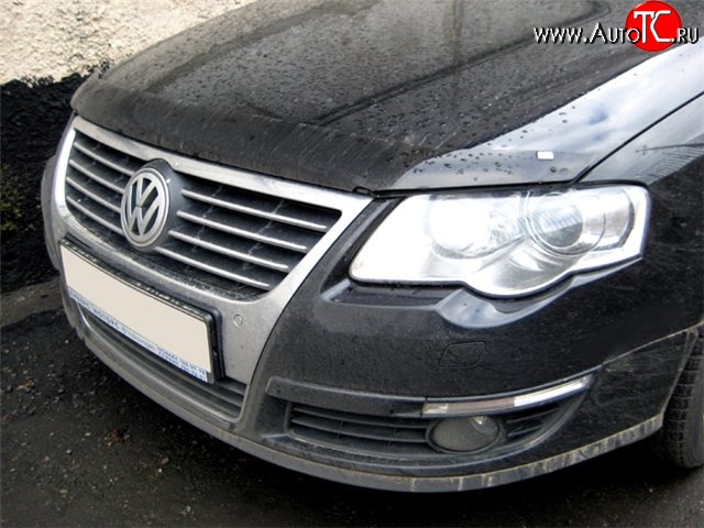 3 199 р. Дефлектор капота NovLine  Volkswagen Passat  B6 (2005-2011) седан  с доставкой в г. Королёв