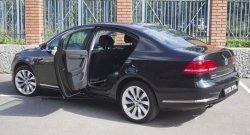 2 259 р. Накладки на порожки RA (комплект) Volkswagen Passat B7 седан (2010-2015)  с доставкой в г. Королёв. Увеличить фотографию 2