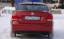 4 199 р. Козырёк на заднее лобовое стекло Sport Volkswagen Polo 5 седан дорестайлинг (2009-2015) (Неокрашенный)  с доставкой в г. Королёв. Увеличить фотографию 3