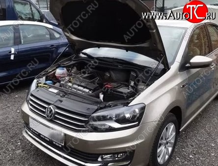 2 199 р. Газовые упоры капота Berkut Volkswagen Polo 5 хэтчбек рестайлинг (2015-2020)  с доставкой в г. Королёв