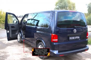 1 159 р. Накладки на внутренние пороги передних дверей RA  Volkswagen Transporter  T5 (2009-2015) рестайлинг  с доставкой в г. Королёв. Увеличить фотографию 4