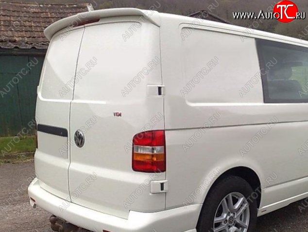 6 249 р. Лип спойлер Распашонка Volkswagen Transporter T5 дорестайлинг (2003-2009) (Неокрашенный)  с доставкой в г. Королёв