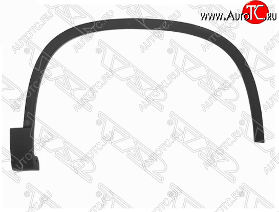 1 369 р. Правый молдинг арки крыла SAT (передний) Volkswagen Tiguan NF дорестайлинг (2006-2011)  с доставкой в г. Королёв