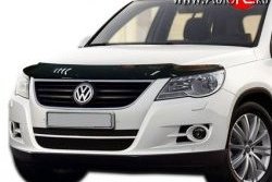 Дефлектор капота NovLine Volkswagen (Волксваген) Tiguan (Тигуан)  NF (2006-2011) NF дорестайлинг