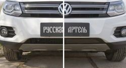 1 639 р. Защитная сетка решетки переднего бампера (Track & Field) РА Volkswagen Tiguan NF рестайлинг (2011-2017)  с доставкой в г. Королёв. Увеличить фотографию 4