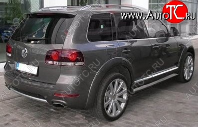 9 649 р. Накладки на колёсные арки CT v2 Volkswagen Touareg GP рестайлинг (2006-2010) (Неокрашенные)  с доставкой в г. Королёв