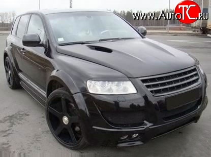 37 849 р. Пластиковый капот Techart Magnum Style 7L Volkswagen Touareg GP рестайлинг (2006-2010) (Неокрашенный)  с доставкой в г. Королёв