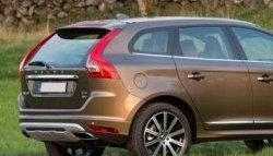 41 799 р. Накладка на задний бампер CT v2 Volvo XC60 (2017-2022) (Неокрашенная)  с доставкой в г. Королёв. Увеличить фотографию 2