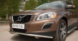 16 899 р. Одинарная защита переднего бампера диаметром 42 мм SLITKOFF  Volvo XC60 (2008-2013)  дорестайлинг  с доставкой в г. Королёв. Увеличить фотографию 2