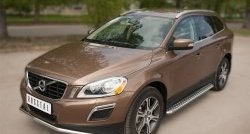 16 899 р. Одинарная защита переднего бампера диаметром 42 мм SLITKOFF  Volvo XC60 (2008-2013)  дорестайлинг  с доставкой в г. Королёв. Увеличить фотографию 4